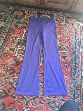Victoria's Secret Purple Flare Yoga Pants